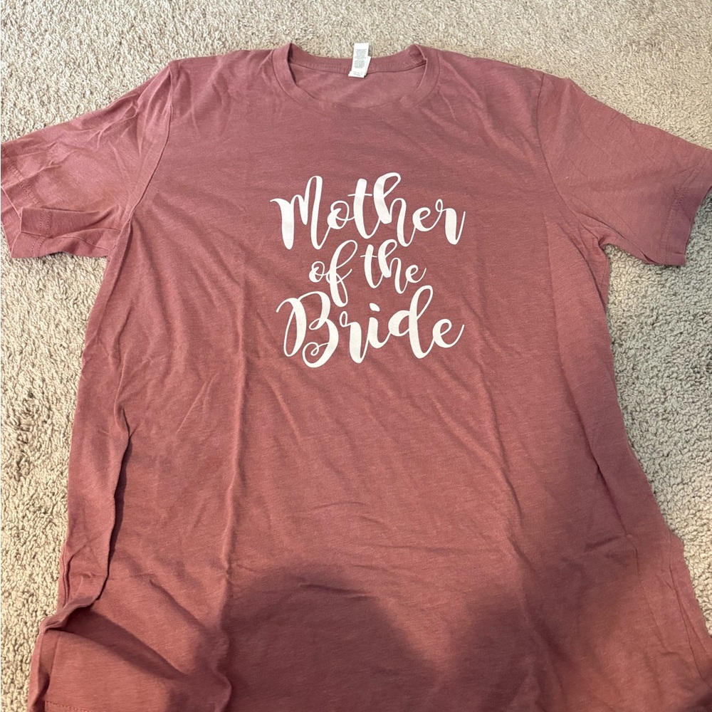 Mother of the Bride T-Shirt in Pink